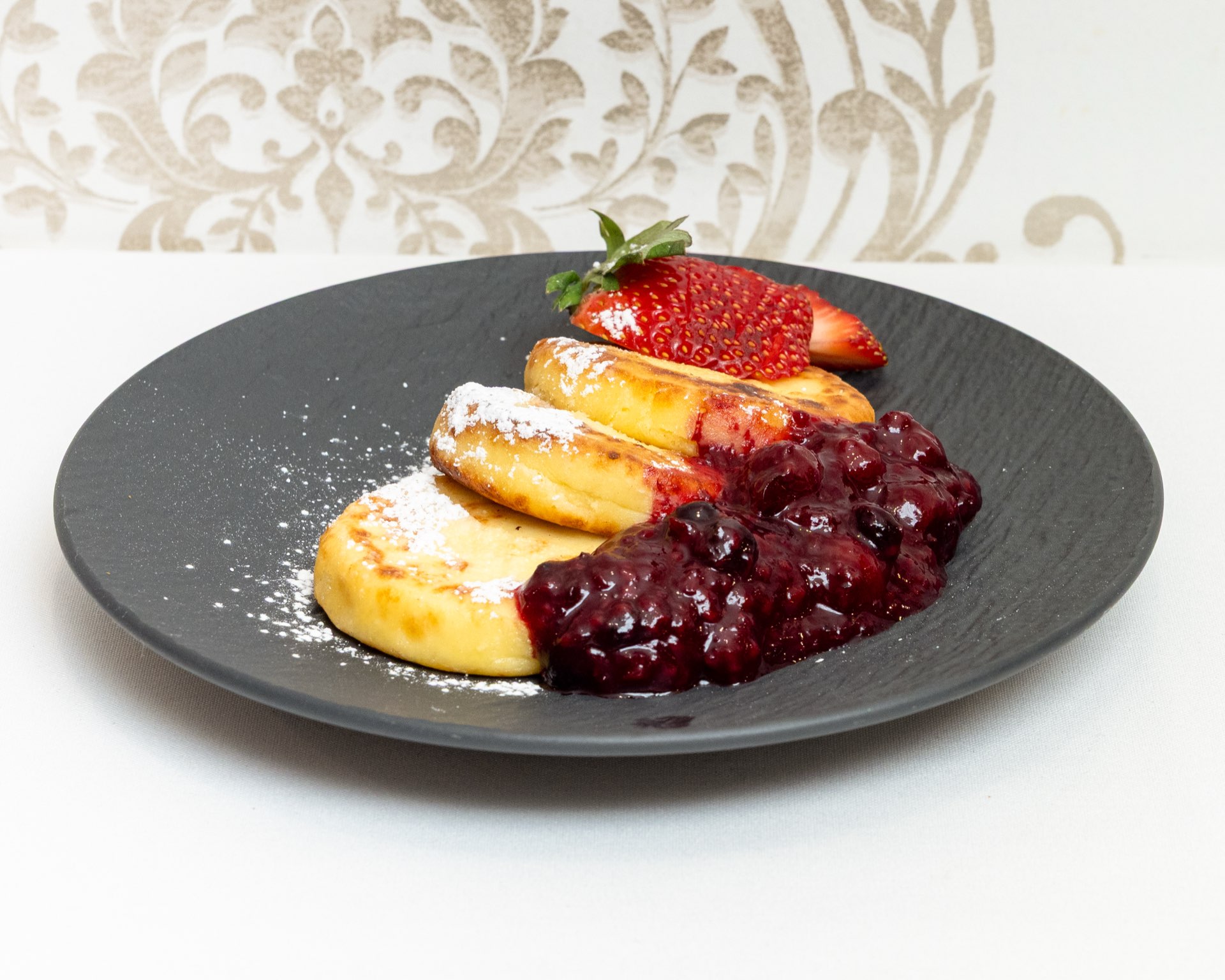 Sirniky (Farmer's Cheese Pancakes)